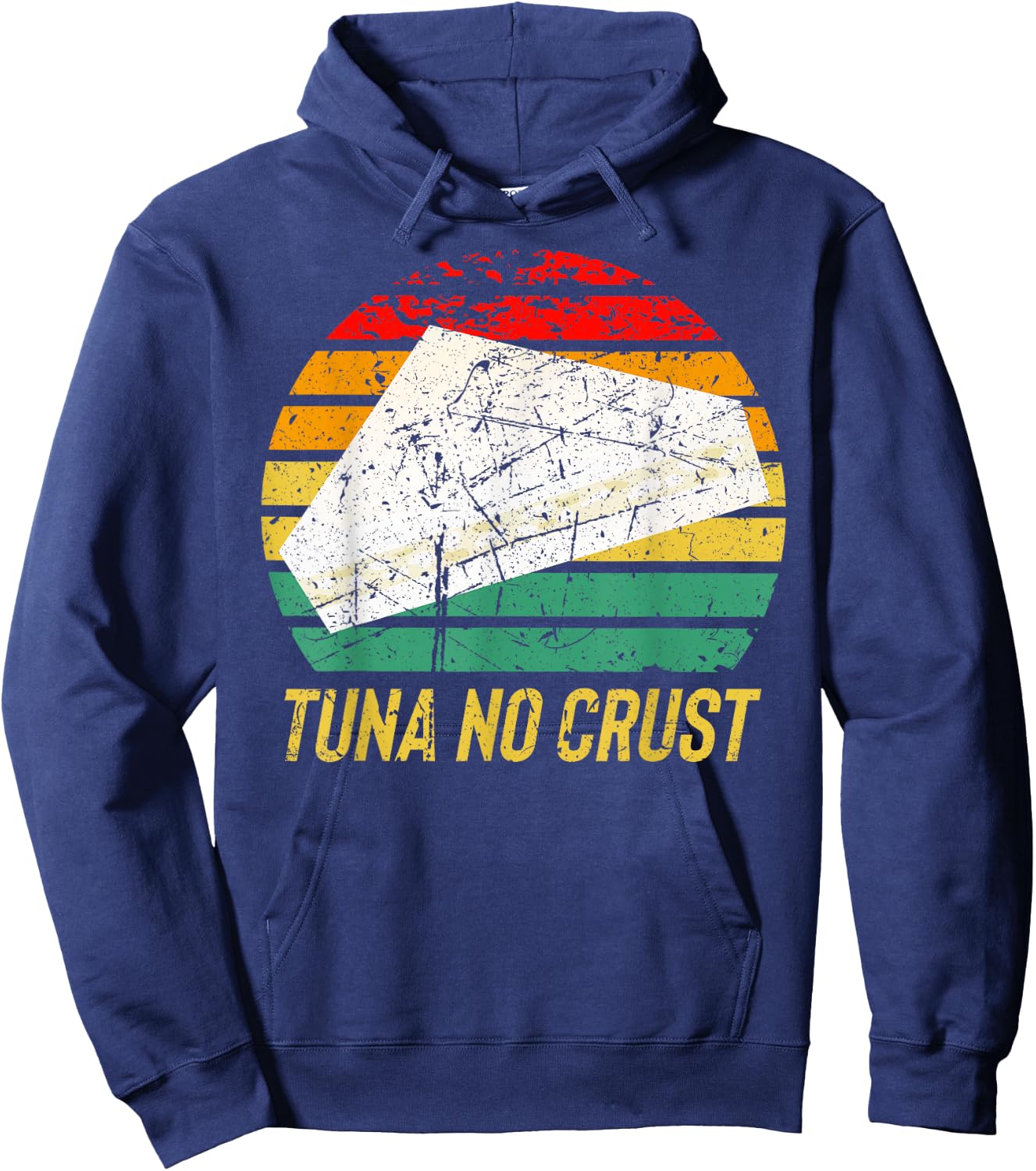 Retro Furious Tuna No Crust Fast Vintage Car Quote Hoodie - Hoodie | Navy