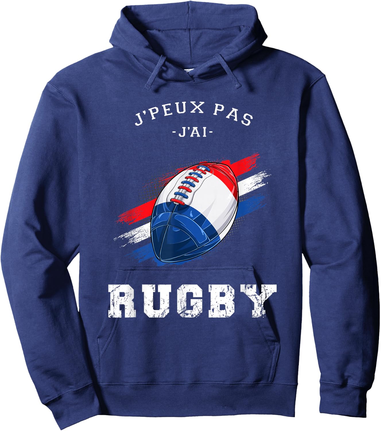 Funny Rugby Player Shirt, Je Peux Pas J'ai Rugby Design Hoodie - Hoodie | Navy