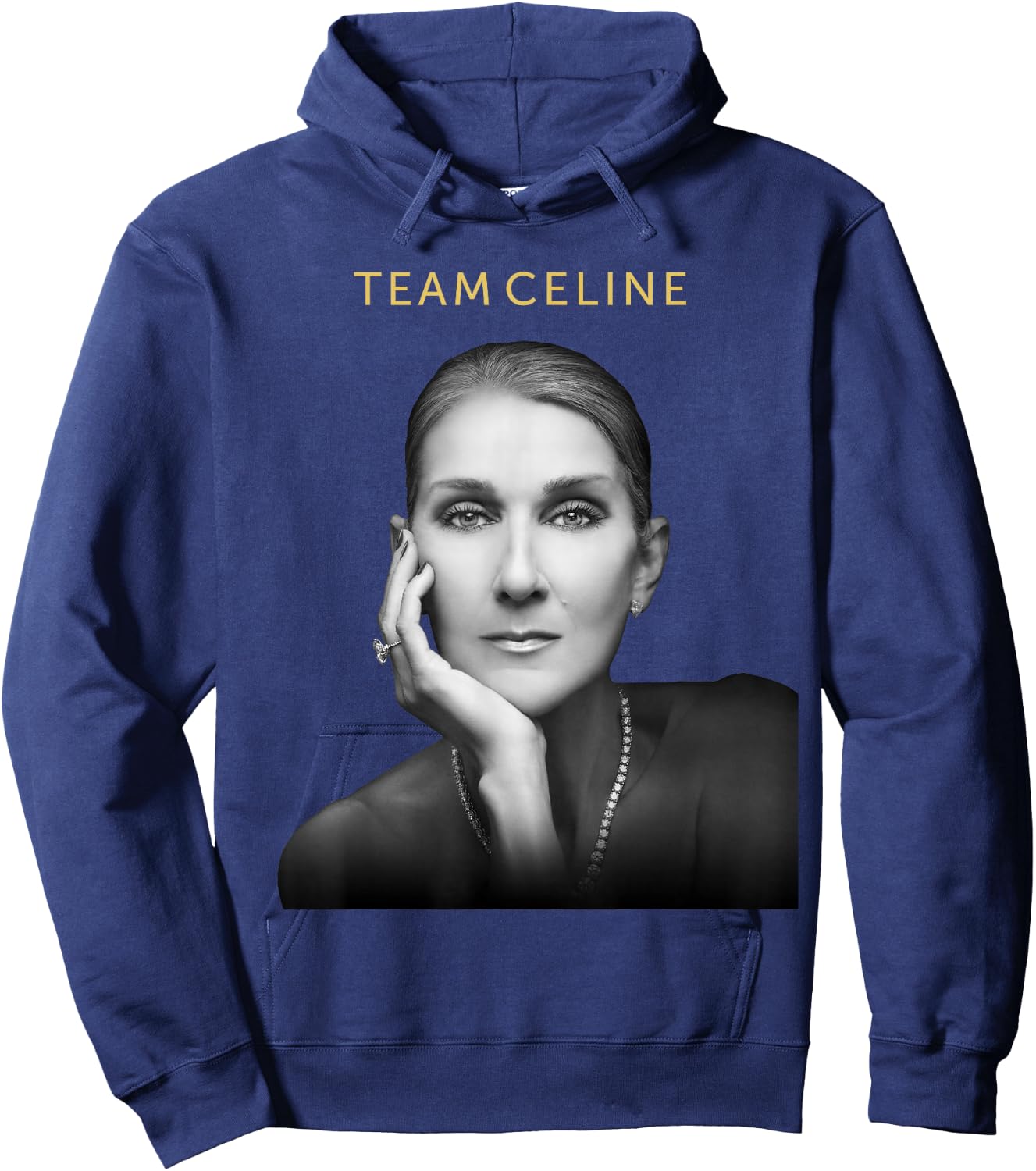 Official Celine Dion Team Celine , Black, S Hoodie - Hoodie | Navy