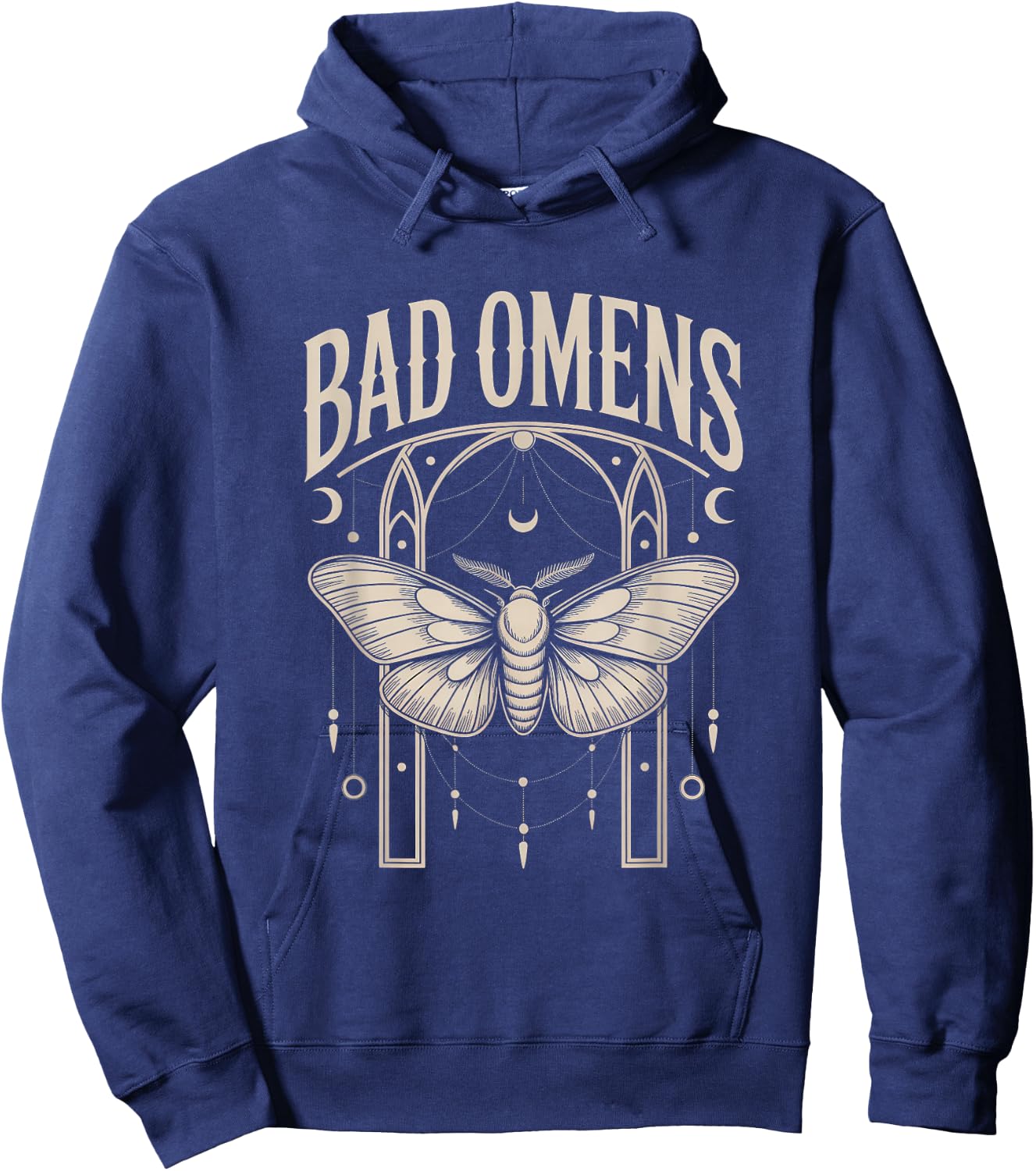 Bad Omens Moth Mythe Superstitions Femmes Hommes Hoodie - Hoodie | Navy