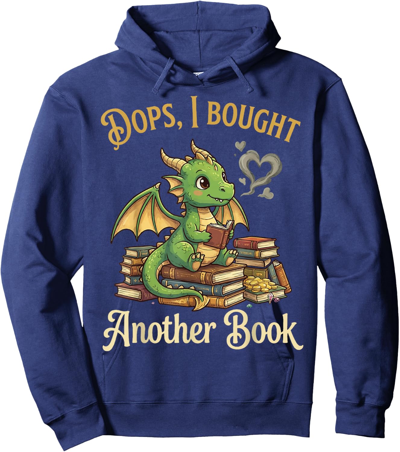 Oops I Bought Another Book Hoodie - Hoodie | Navy