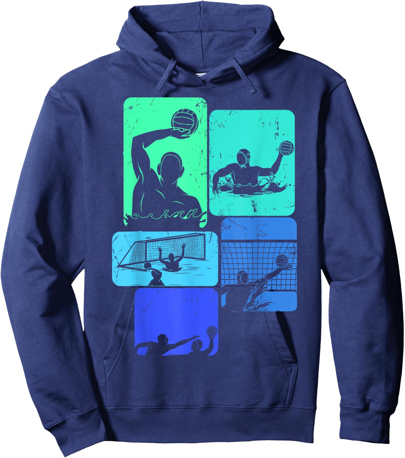 Waterpolo Men's Water Polo , Black, S Hoodie - Hoodie | Navy