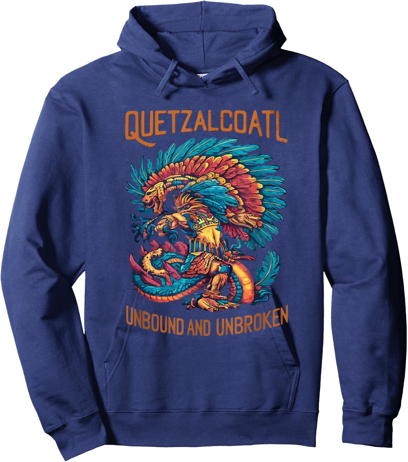 Aztec God Aztec Culture Mayan Indigenous Quetzalcoatl Hoodie - Hoodie | Navy