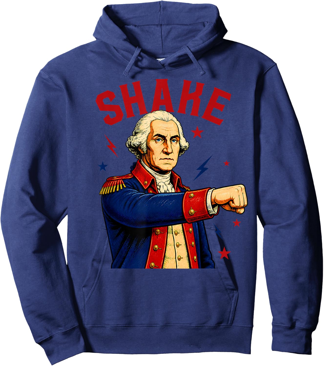 Funny Shake and Bake 4th of July Couple Matching Hoodie - Hoodie | Navy