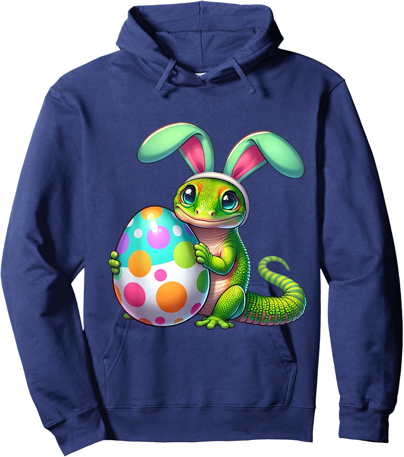 Easter Geckos Owners Egg Eggs Bunny Rabbits Pets Men Women Hoodie - Hoodie | Navy