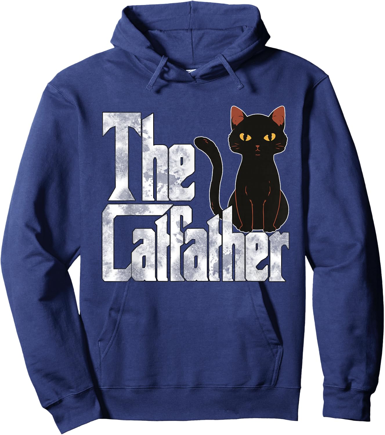 The Catfather Cat Father Mafia Whiskers Male Daddy Hoodie - Hoodie | Navy