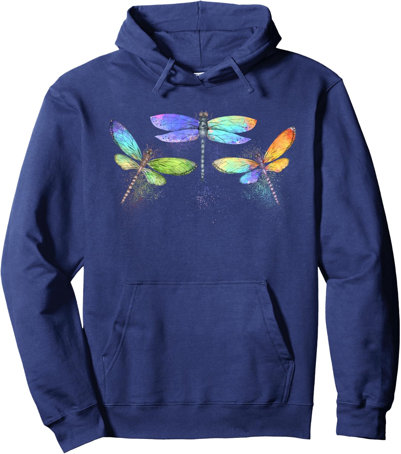 Cool Dragonfly Art Women Dragonfly Lovers Entomology Hoodie - Hoodie | Navy