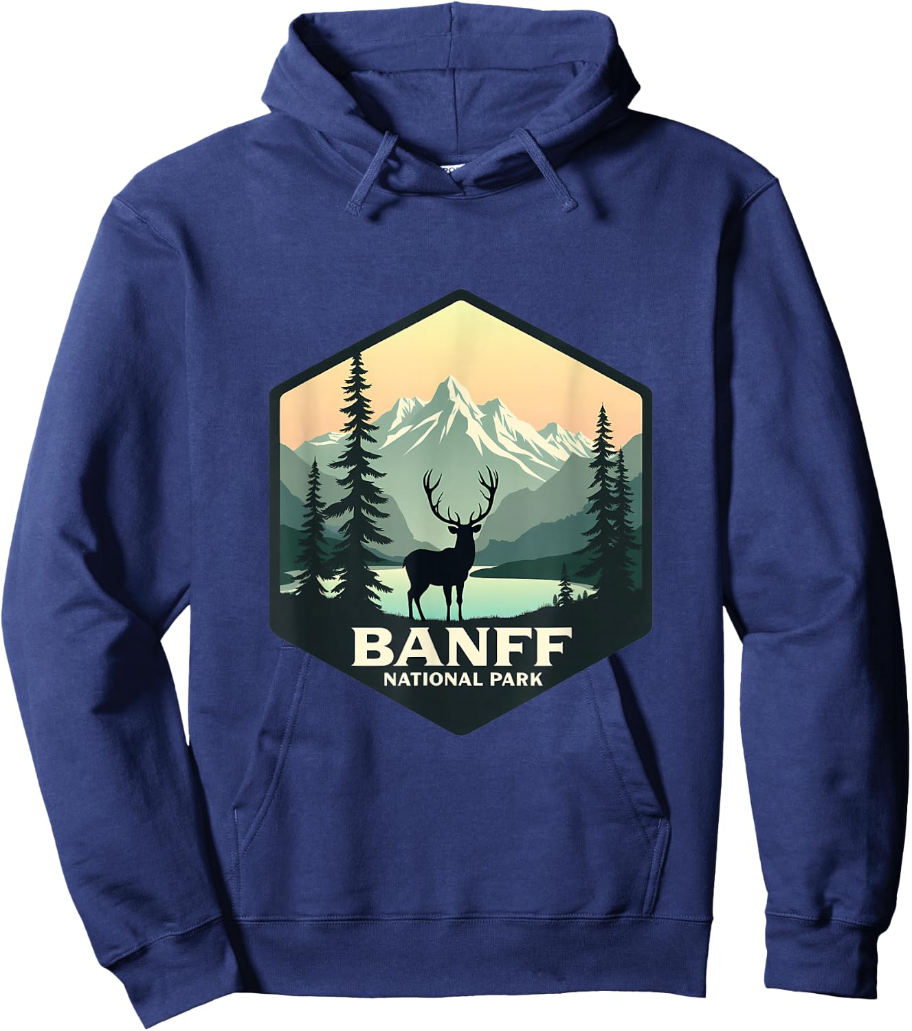 Banff National Park Adventure Scenic Wilderness Hoodie - Hoodie | Navy