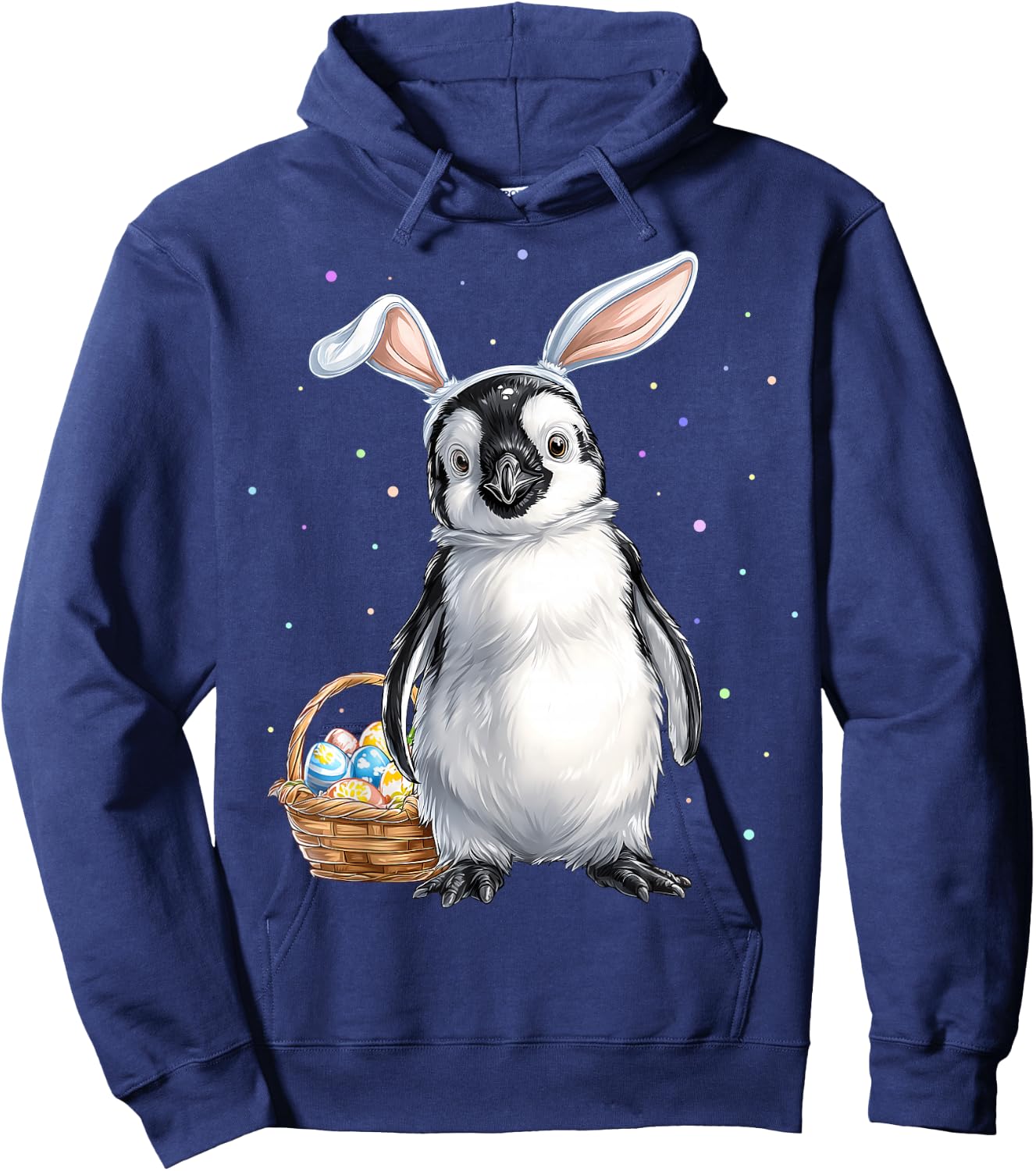 Pinguin Vogel Ostern Haseneier Hasenohren niedlich Hoodie - Hoodie | Navy