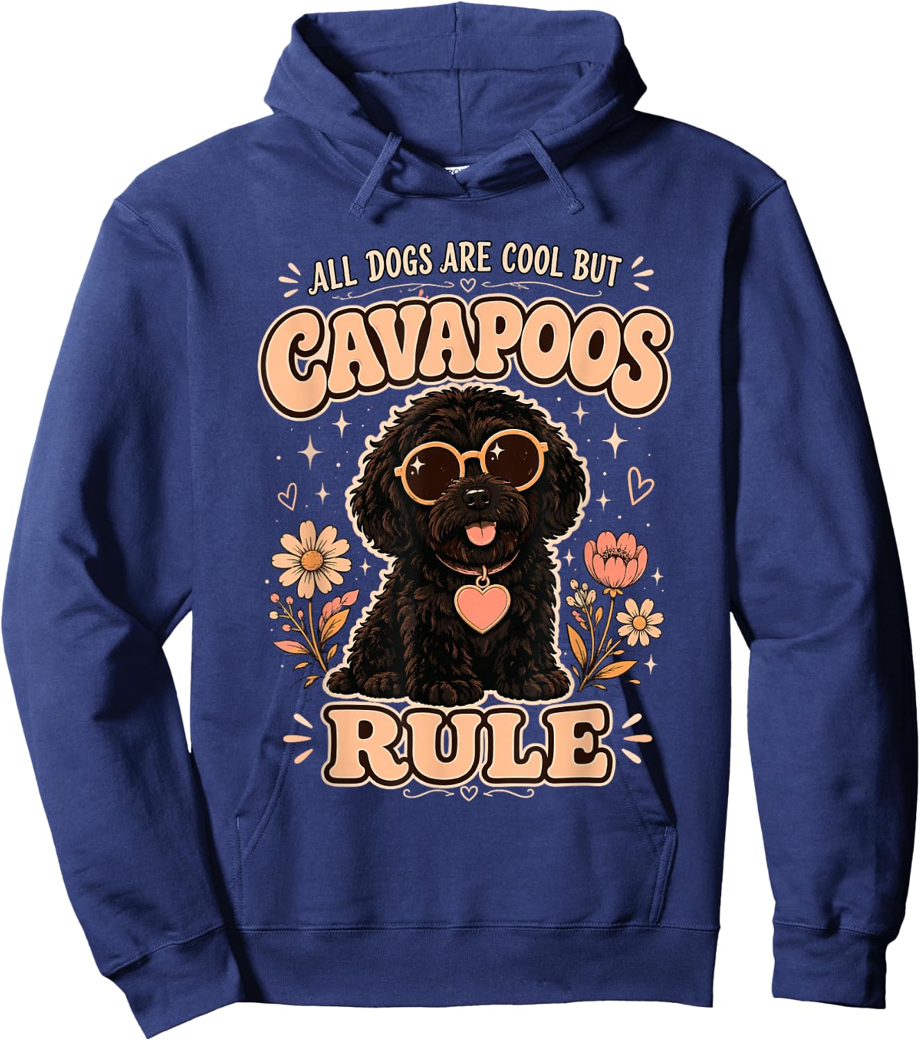 T-Shirt Hoodie - Hoodie | Navy