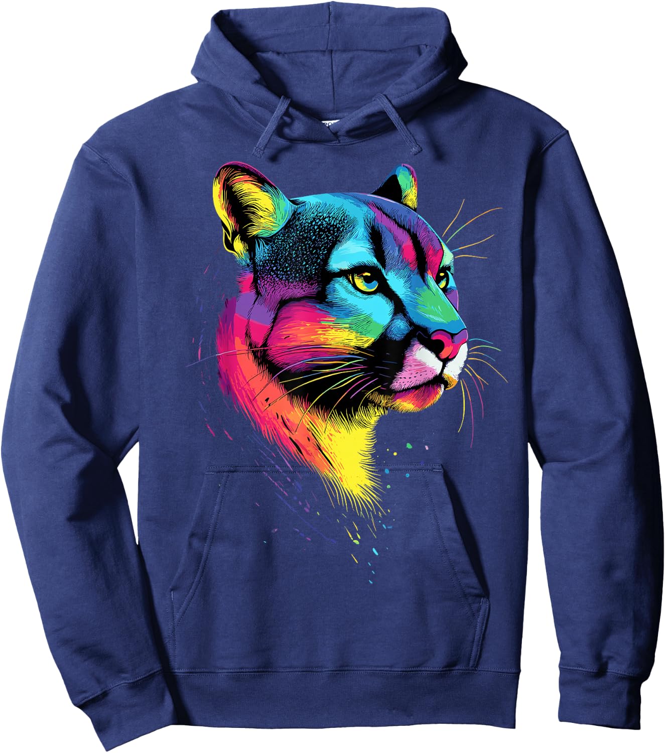 Puma Raubkatze Berglöwe Kuguar Pumas Panther Süßer Puma Hoodie - Hoodie | Navy