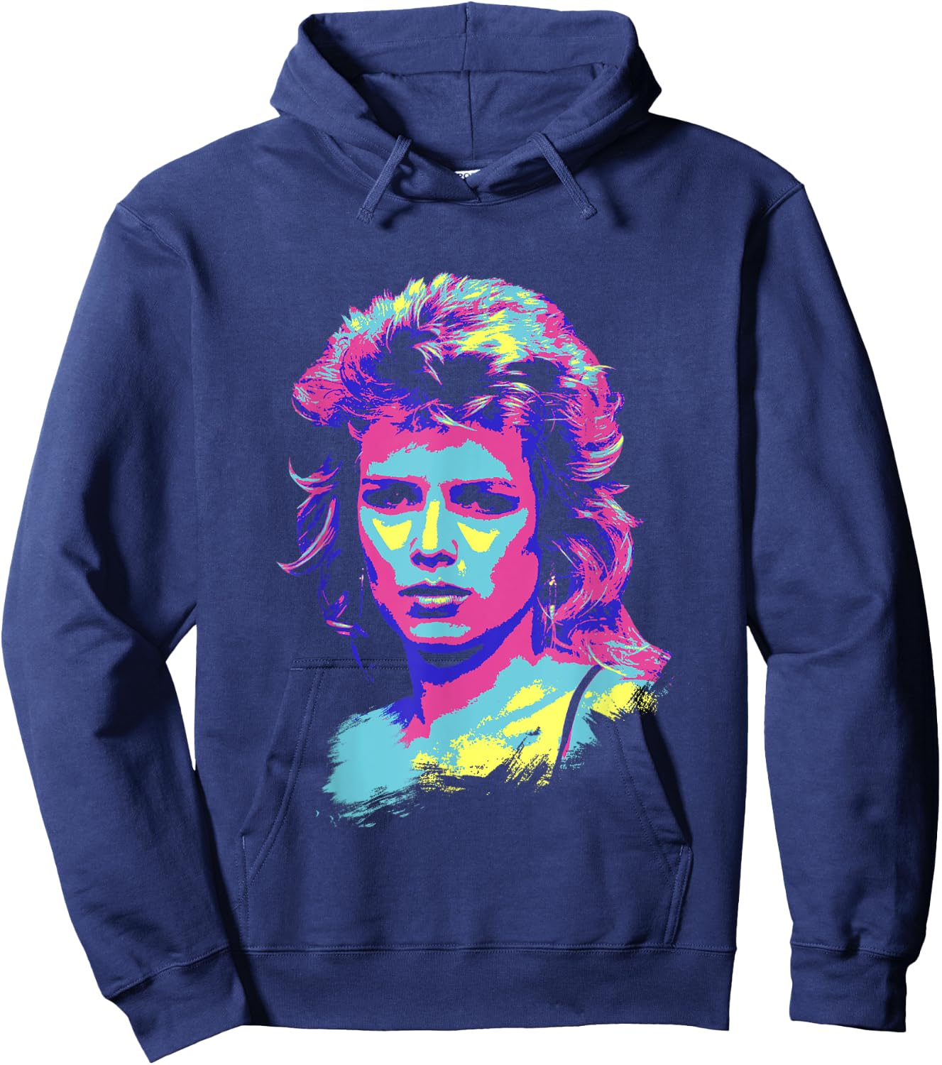 TV Times Kim Wilde 80er Jahre Pop Sänger Pop Art stilisiert Hoodie - Hoodie | Navy