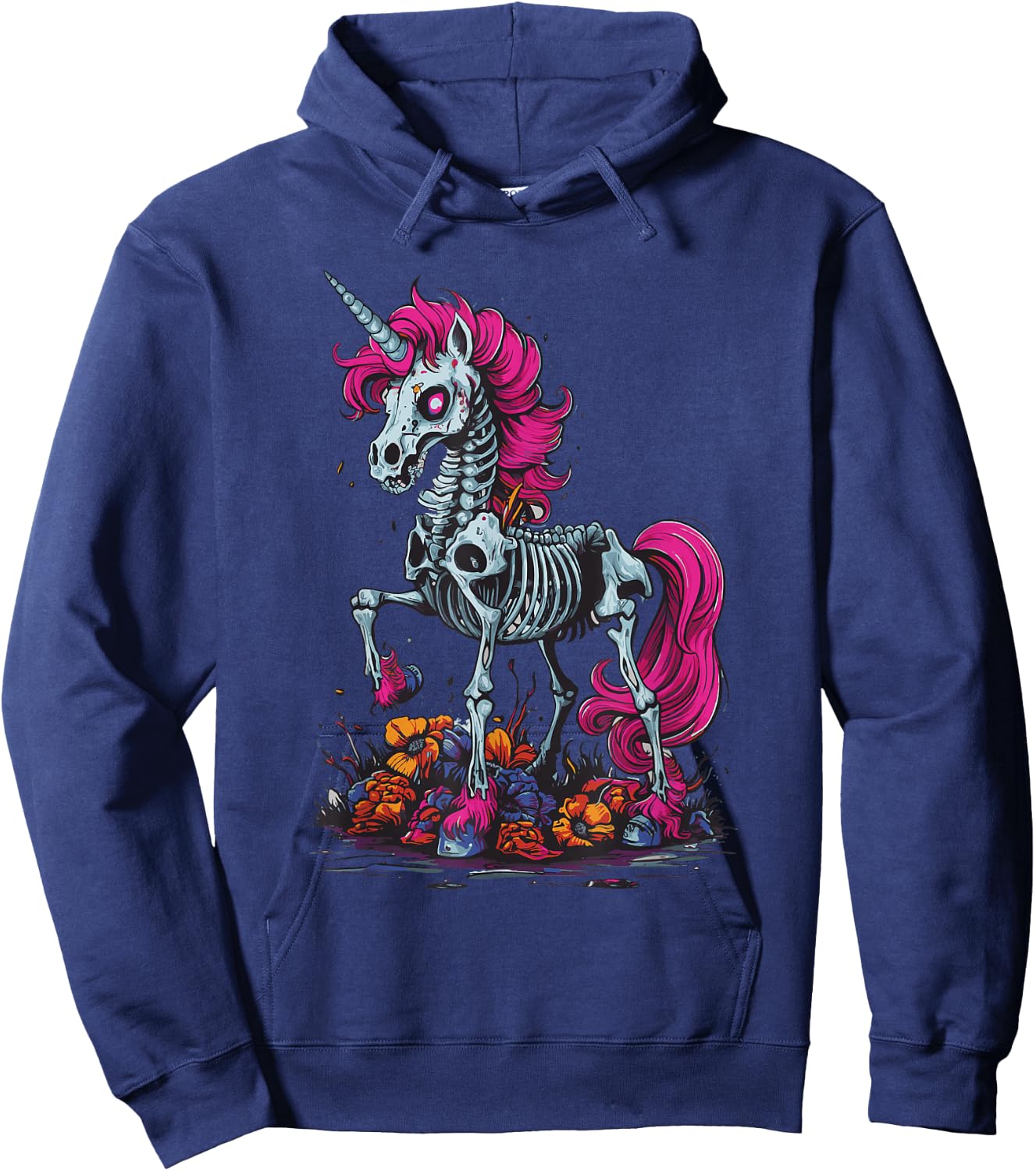 Unicorn Zombie Hoodie - Hoodie | Navy