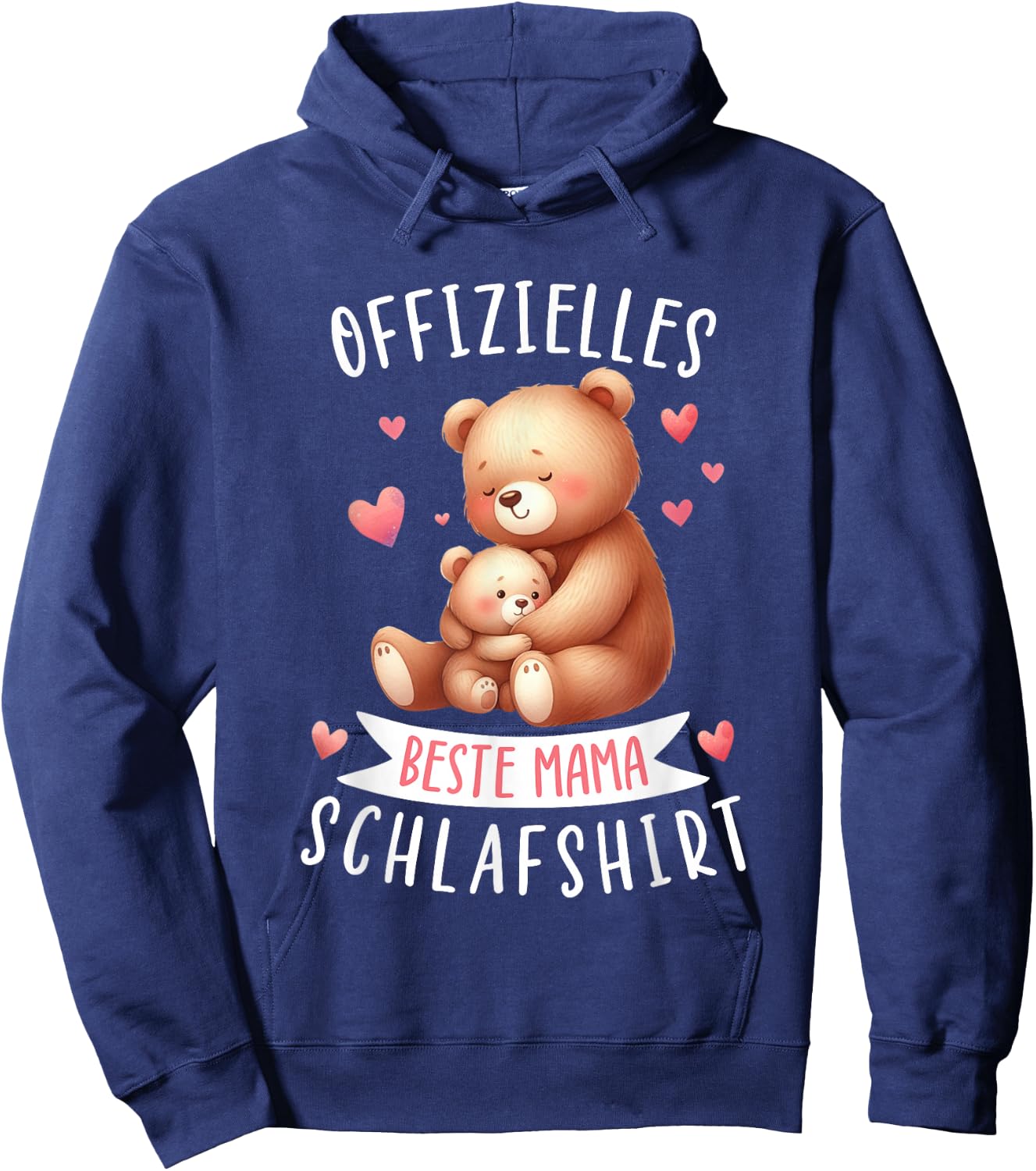 Offizielles Beste Mama Schlafshirt Muttertag Bären Mama Hoodie - Hoodie | Navy