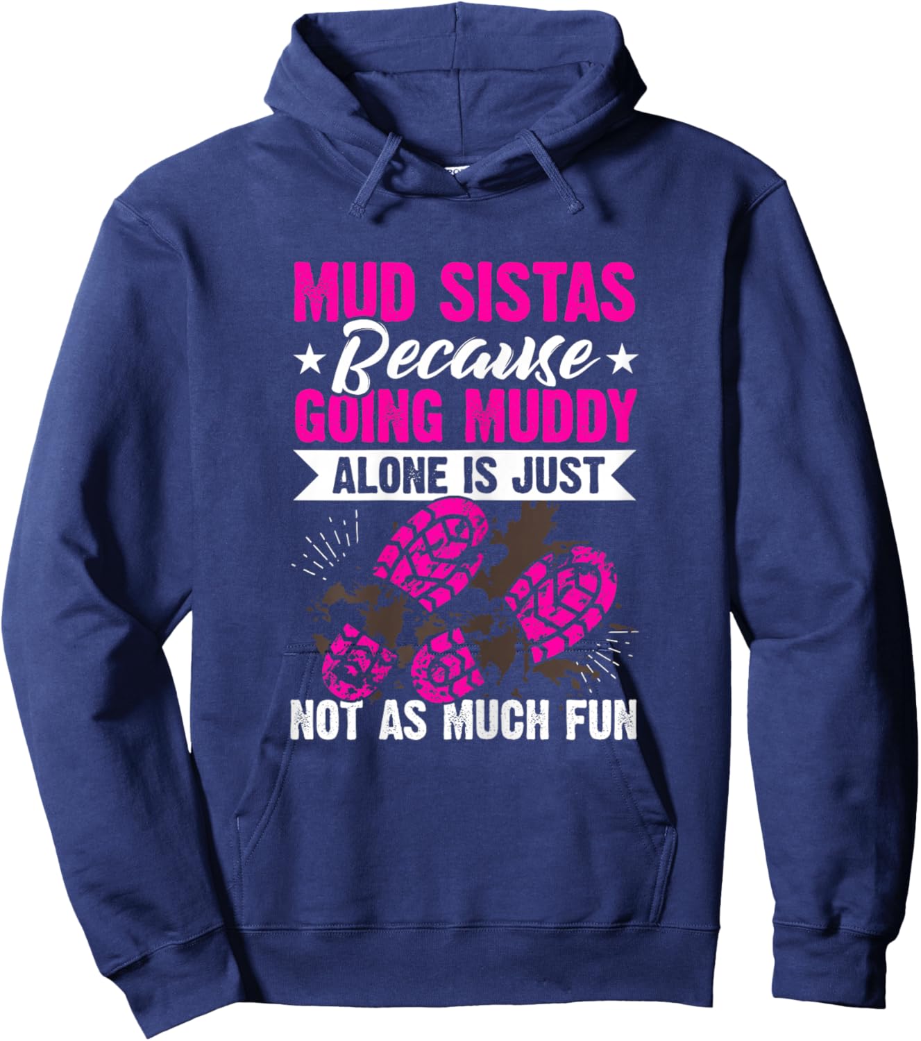 Mud girl run Hoodie - Hoodie | Navy