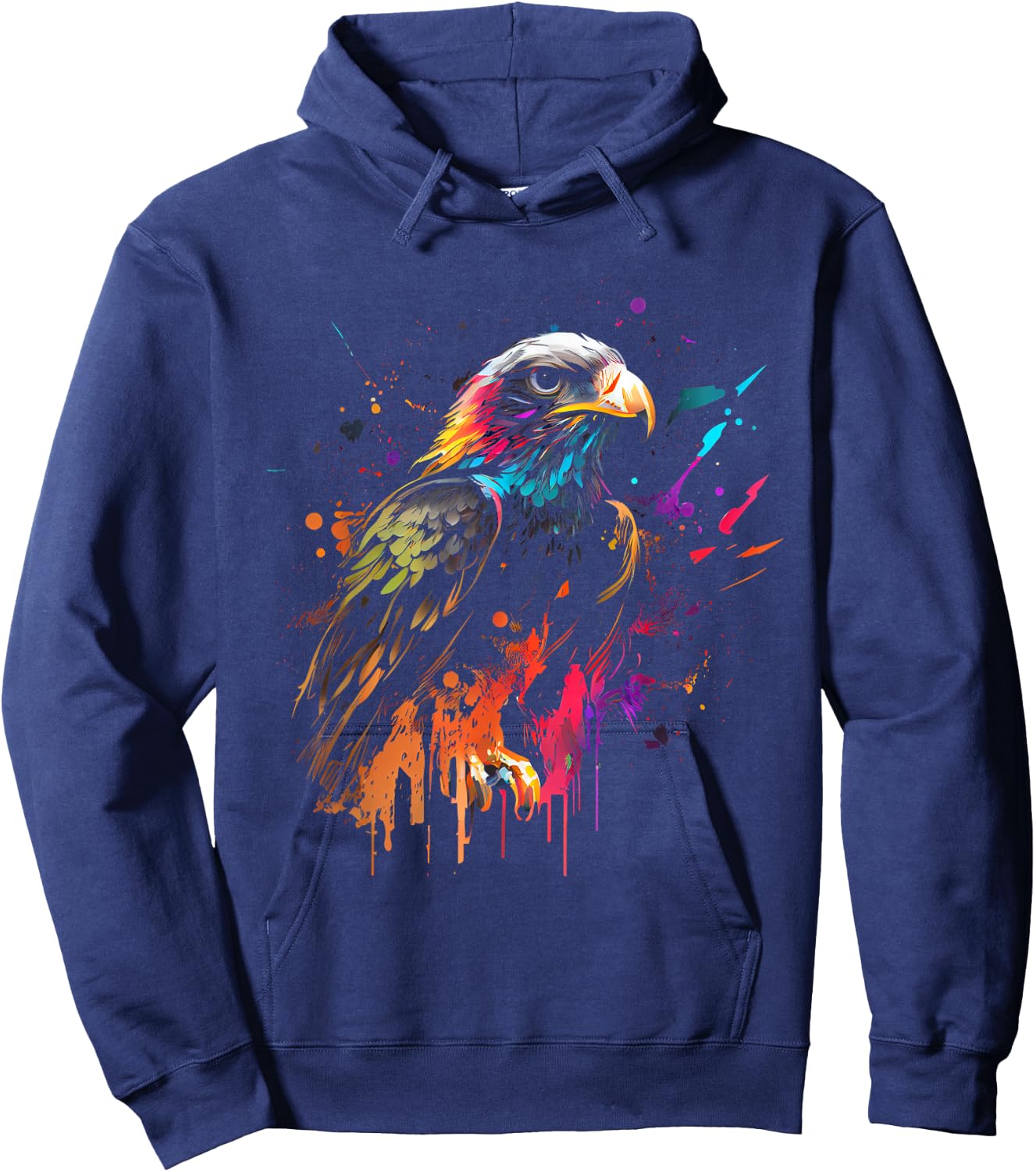 Falcon bird colorful color bird of prey bird lover Hoodie - Hoodie | Navy
