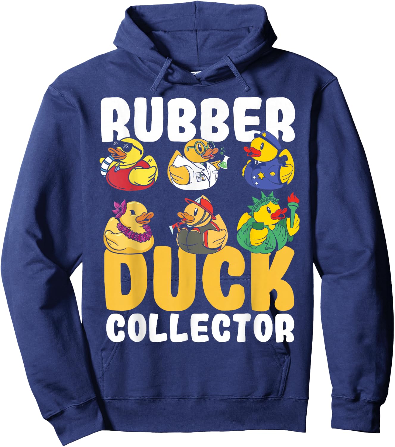 Rubber Duck Collector Rubber Duckie Yellow Rubber Duck Hoodie - Hoodie | Navy