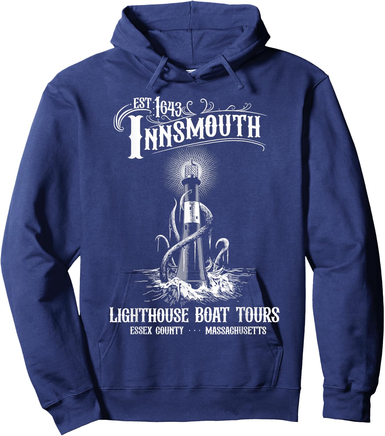 Cosmic horror Innsmouth Hoodie - Hoodie | Navy