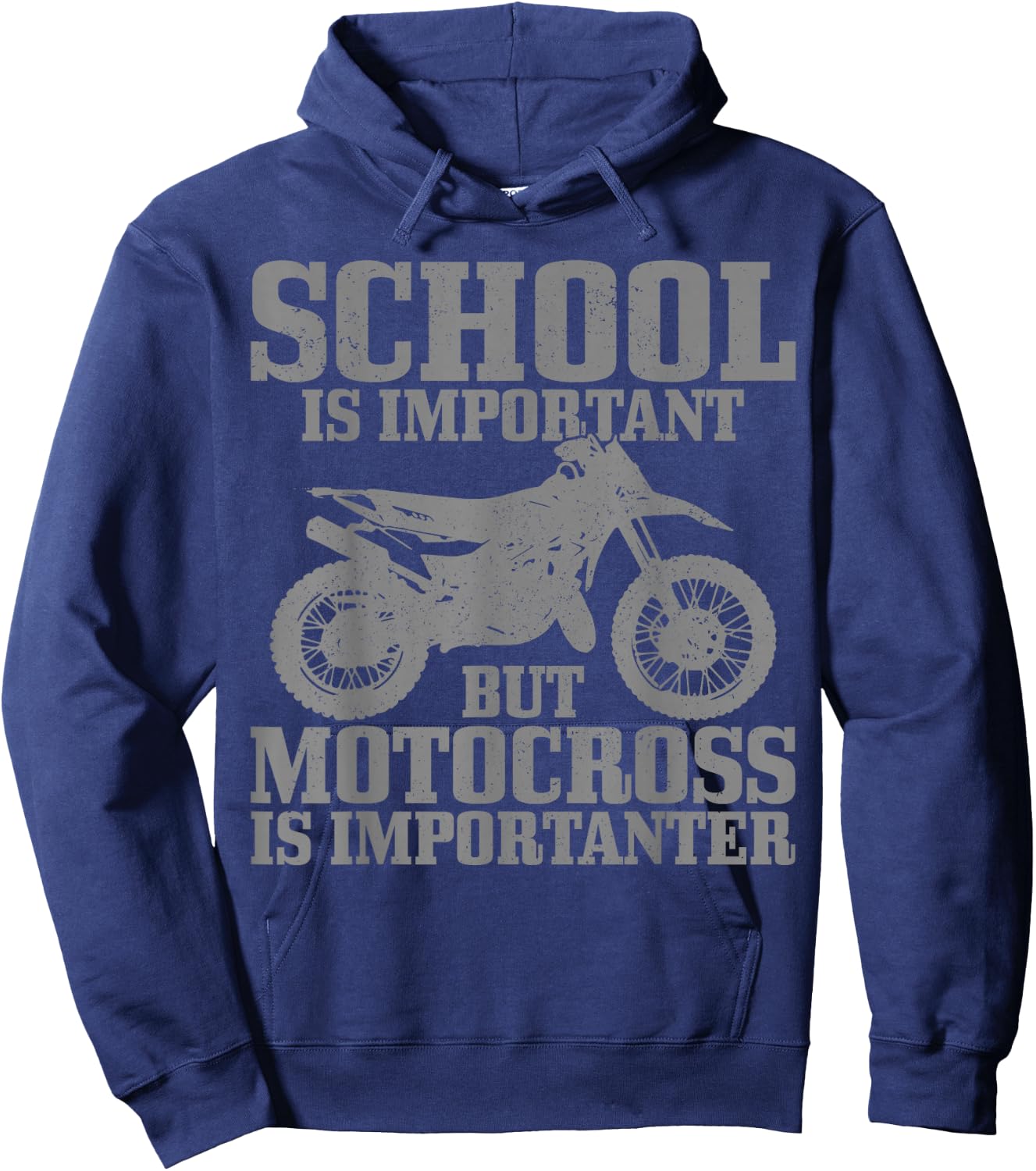 Motocross MX Enduro Freestyle Motorcycle Gift Hoodie - Hoodie | Navy