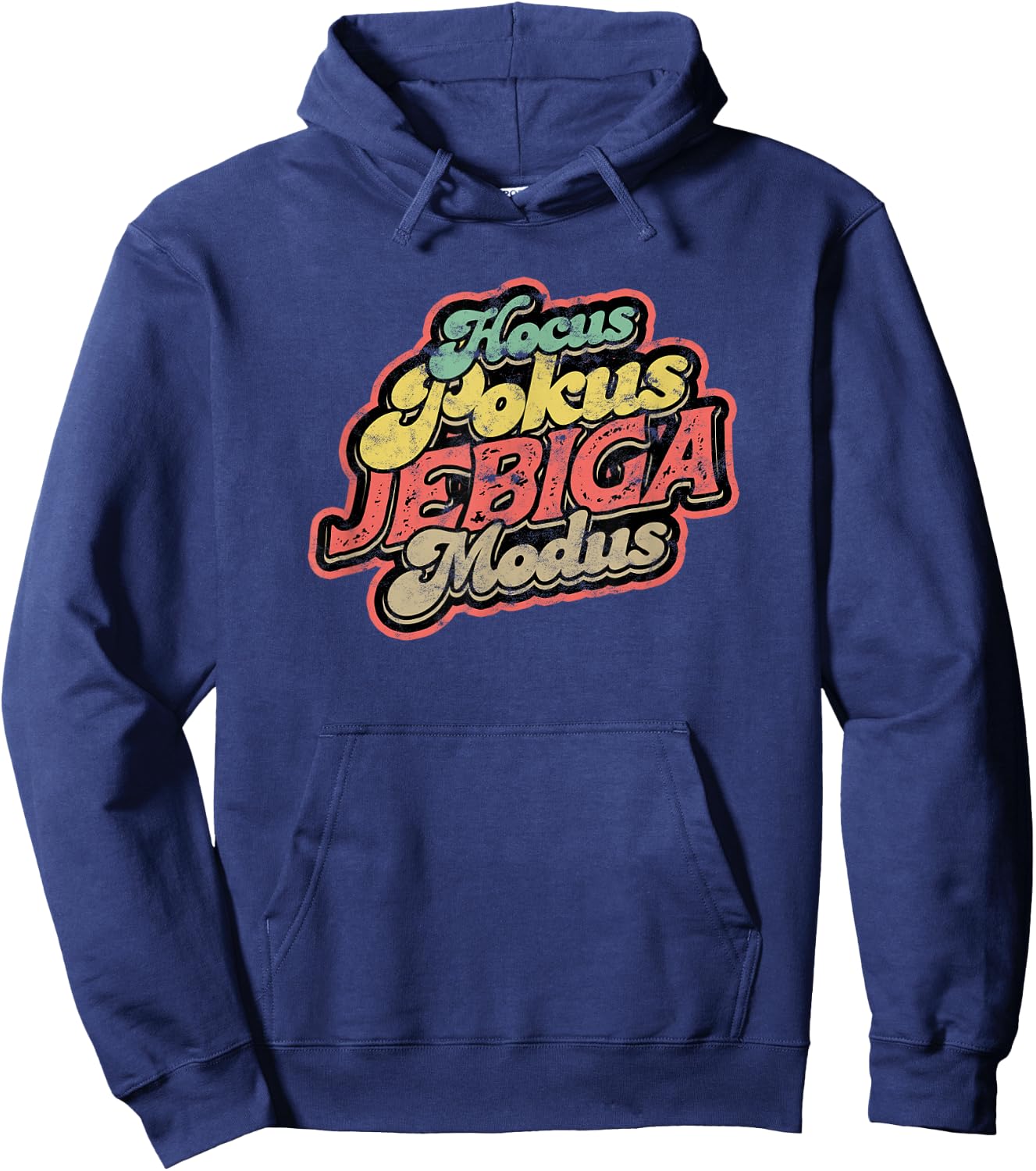Balkan Jugo Spruch - Hocus Pokus Jebiga Modus , black Hoodie - Hoodie | Navy