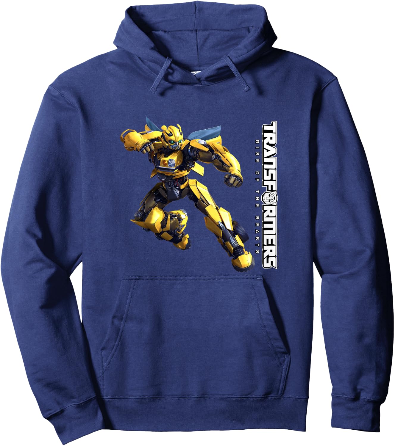 Transformers: Rise of the Beasts Bumblebee Children's Full Body , gray Hoodie - Hoodie | Navy