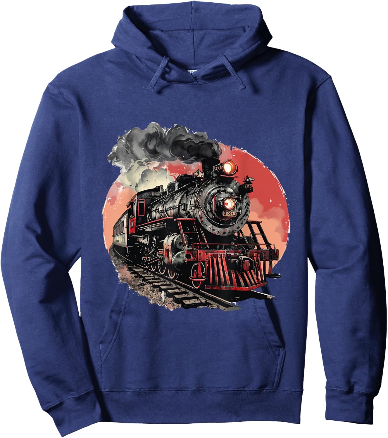 Dampflok Eisenbahn & Lokomotiven Geschenk Herren & Junge Hoodie - Hoodie | Navy