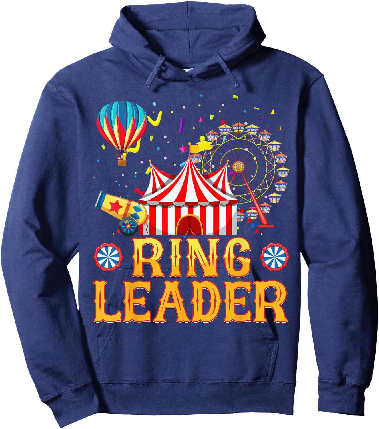 Ring Leader Carnival Circus Costume Circus Theme Party Kids Hoodie - Hoodie | Navy