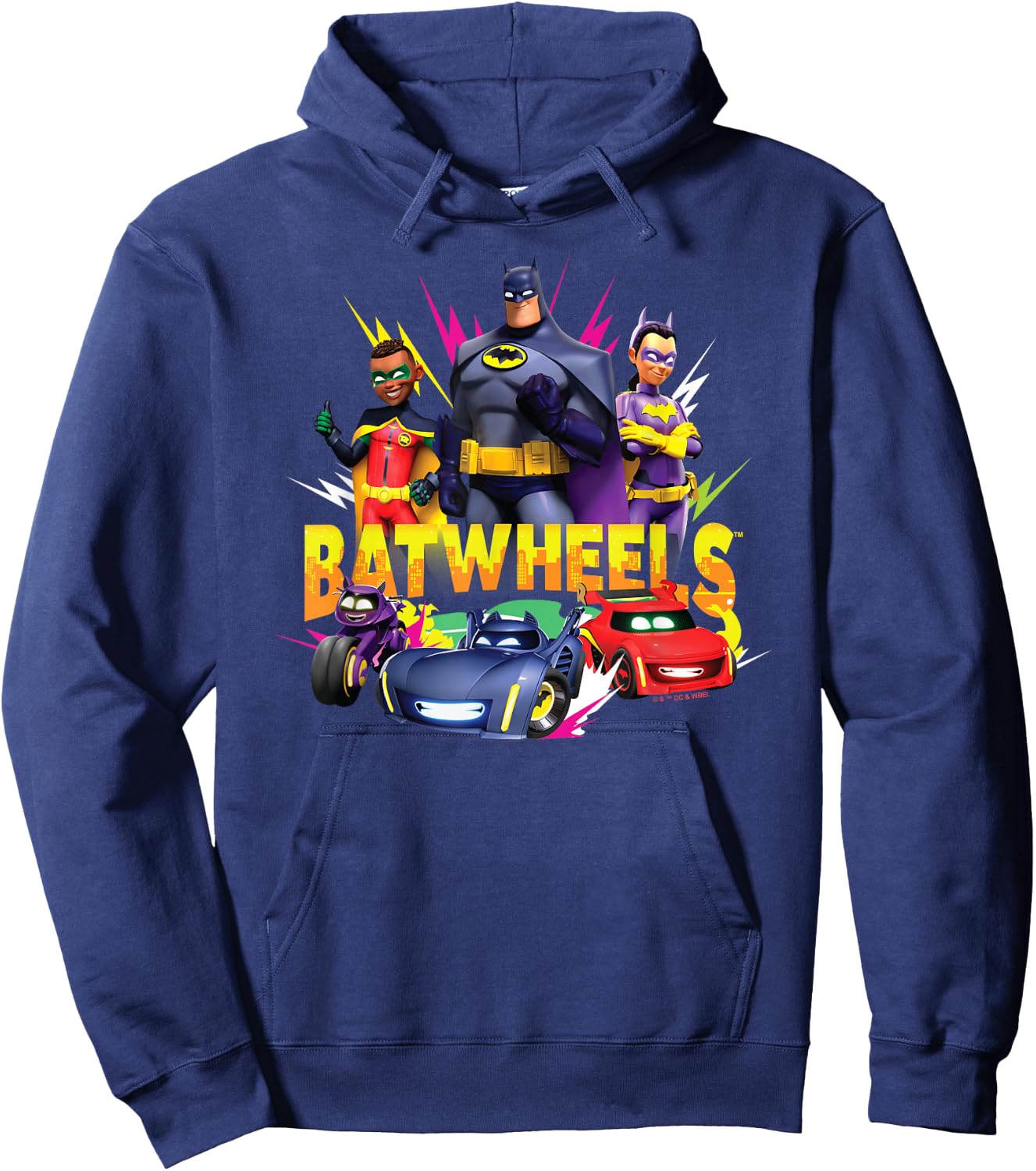 Batman Batwheels Characters Team Hoodie - Hoodie | Navy