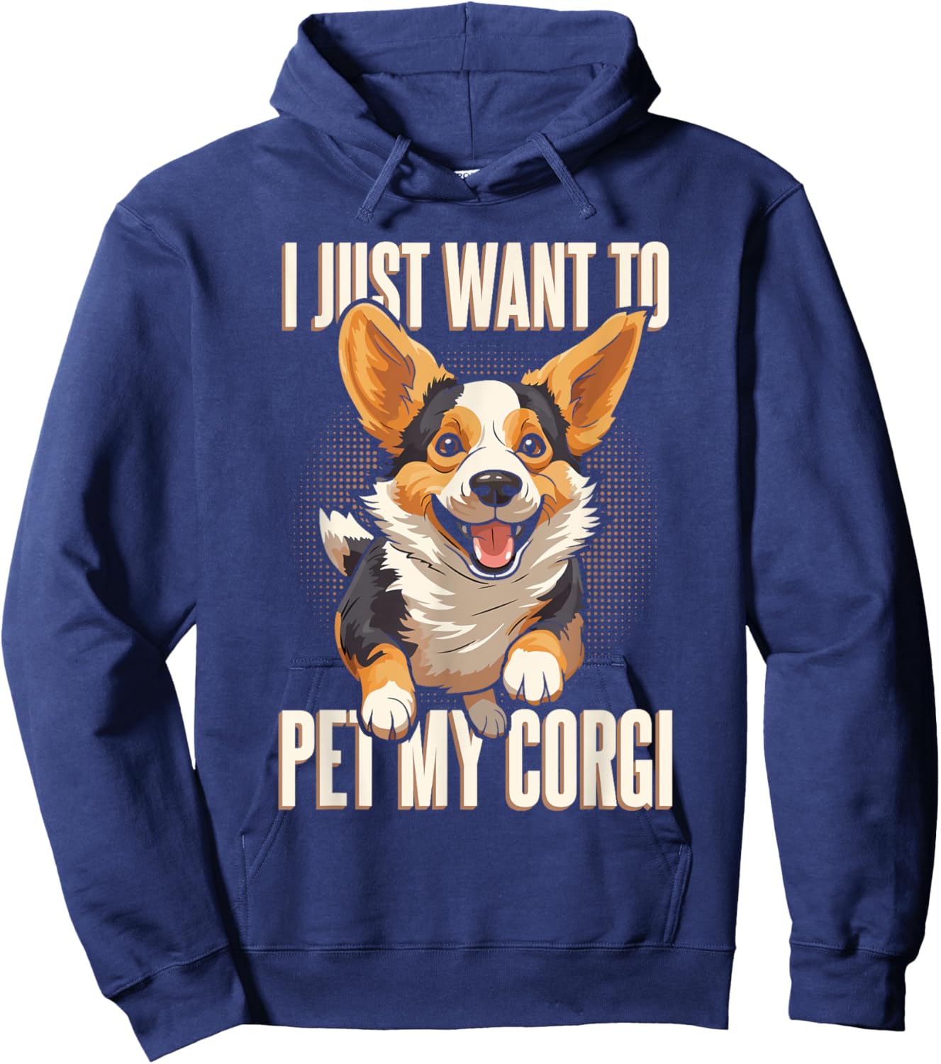 Funny Corgi Dog Lover Corgi Women Girls Kids Hoodie - Hoodie | Navy