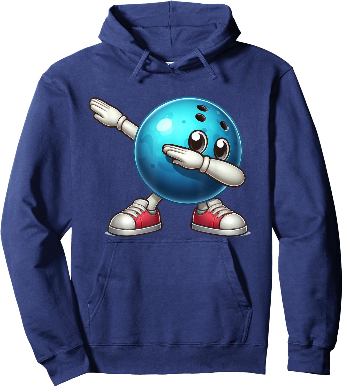 Cute Bowling Dab Bowler Bowling Ball Player Kids Boys Men Hoodie - Hoodie | Navy