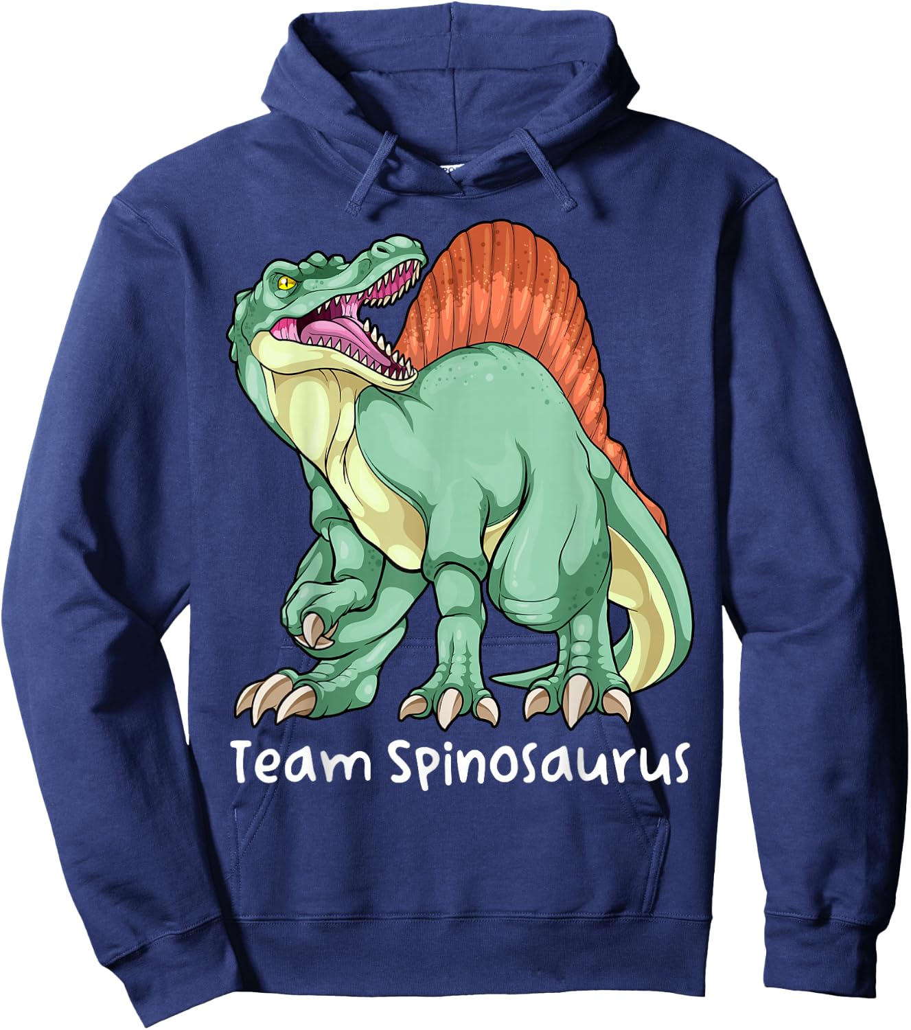 Team Spinosaurus Dinosaurier Wirbelsäule Eidechse Prähistorische Kinder Jungen Hoodie - Hoodie | Navy