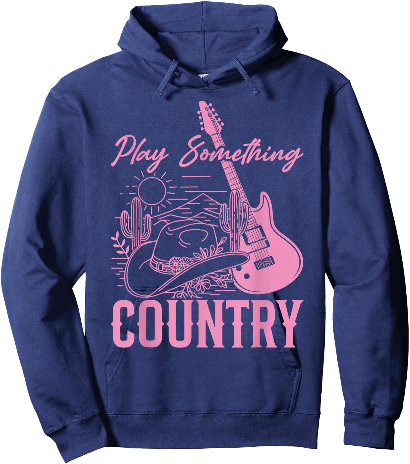 Play Something Country Hoodie - Hoodie | Navy