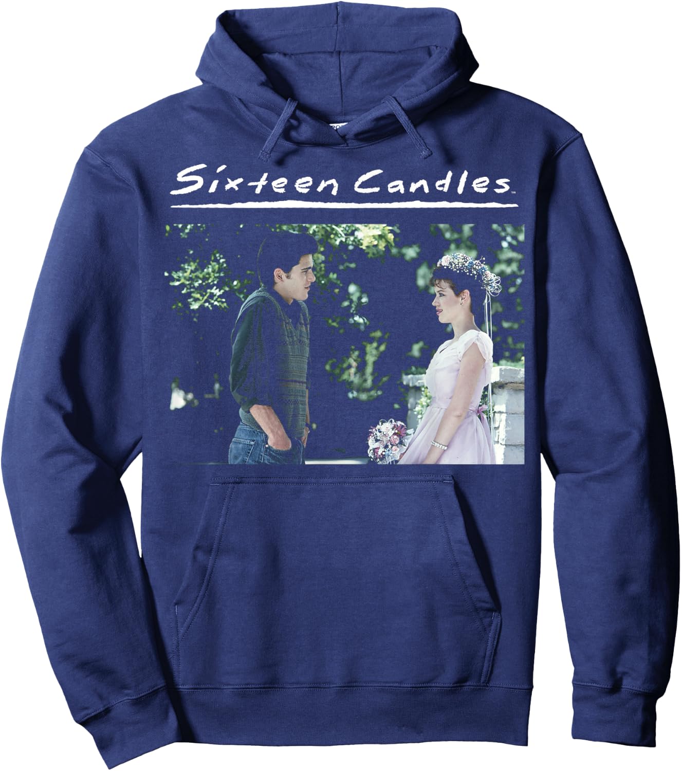 Sixteen Candles Samantha Jake Wedding Dress Photo Hoodie - Hoodie | Navy