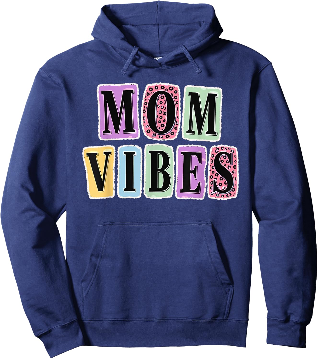 Funny Ransom Note Collage Hoodie - Hoodie | Navy