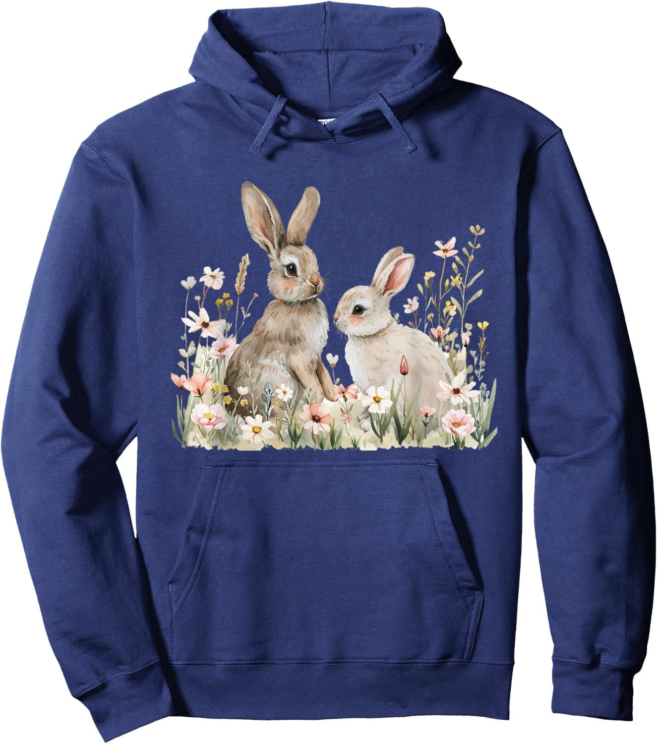 Bunny Lover Graphic Design Rabbit Owner Hoodie - Hoodie | Navy