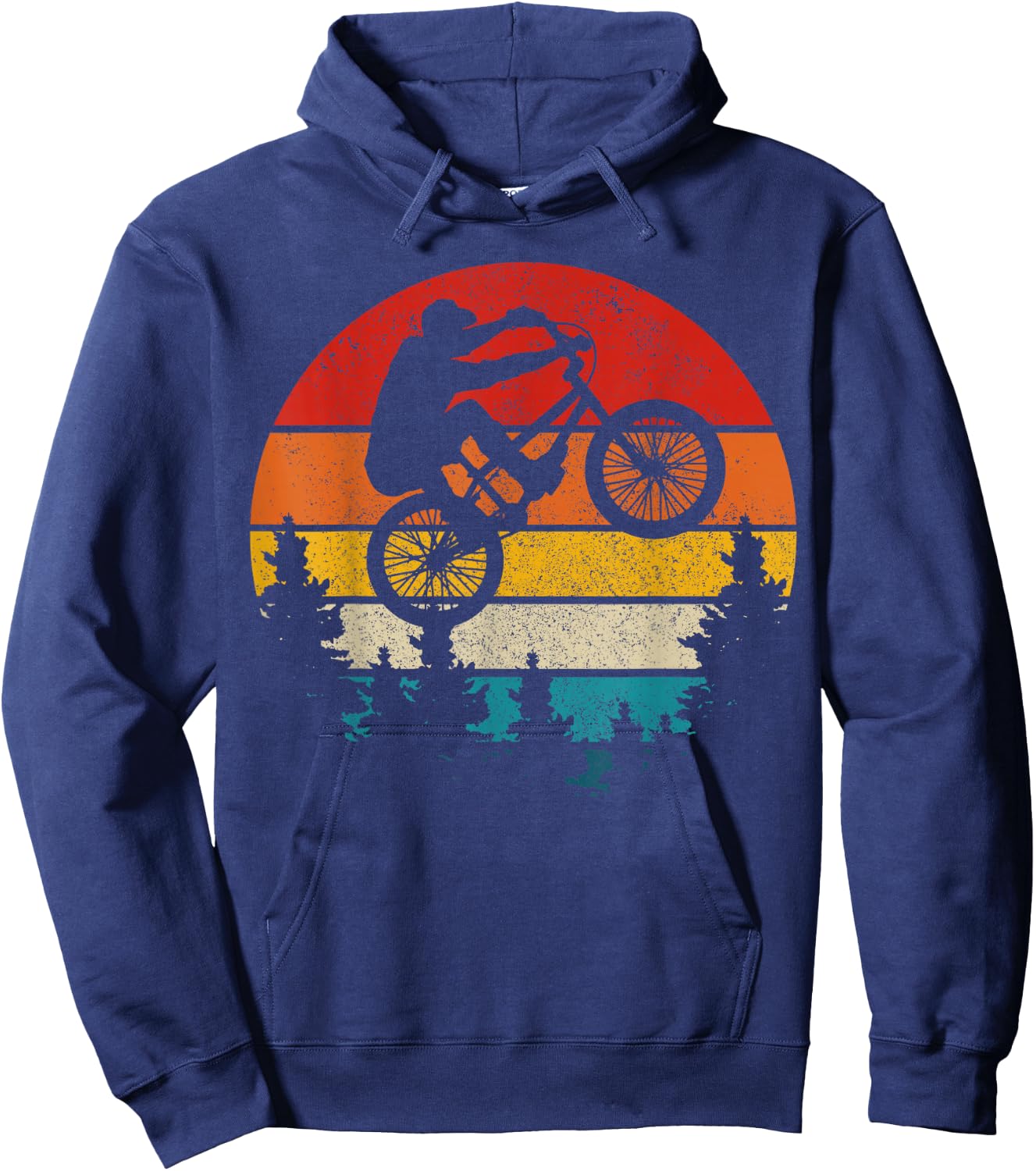 BMX Vintage Bike Bicycle BMXer Gift Hoodie - Hoodie | Navy
