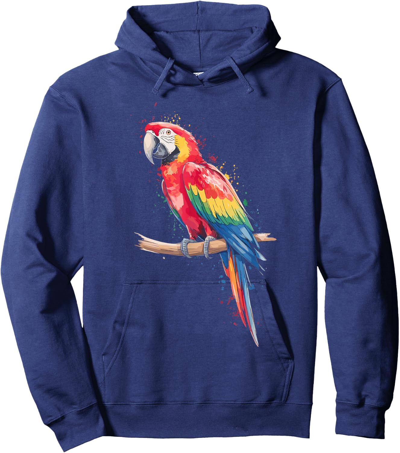 Watercolour Macaw Macaw Shirt Men Macaw Kids Hoodie - Hoodie | Navy