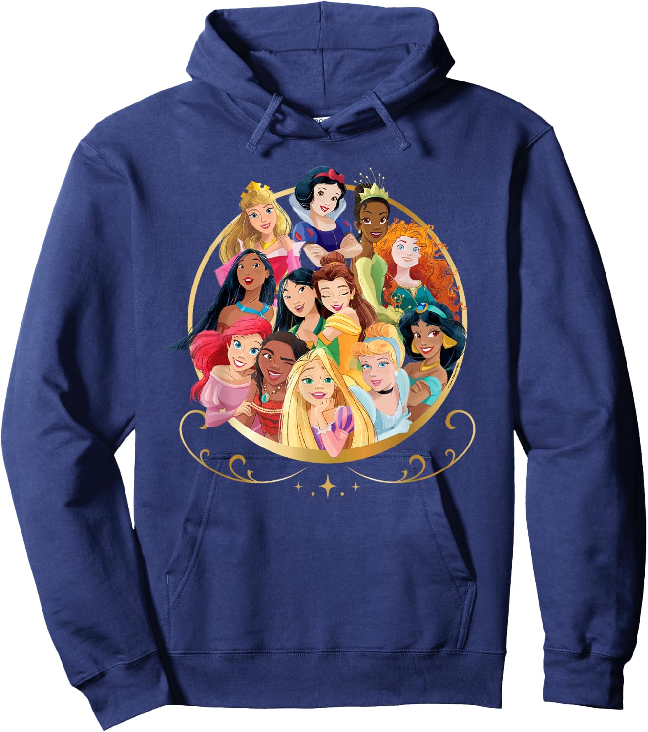 Disney Princess Royal Friends Group Hoodie - Hoodie | Navy