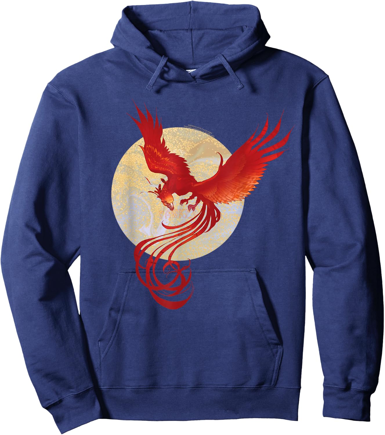 Harry Potter Fawkes Hoodie - Hoodie | Navy