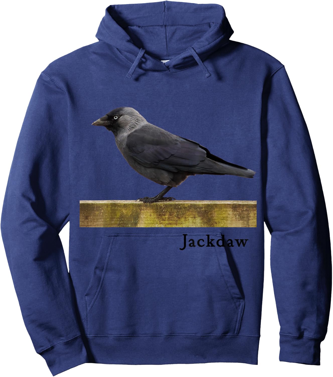 Jackdaw Bird Shirt Western Jackdaw Bird Ornithology Hoodie - Hoodie | Navy