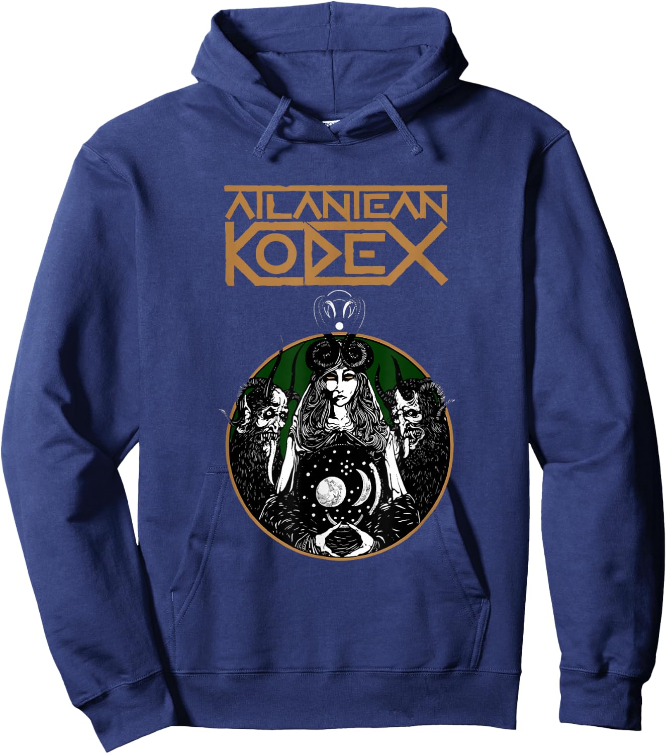 Atlantean Kodex , black Hoodie - Hoodie | Navy