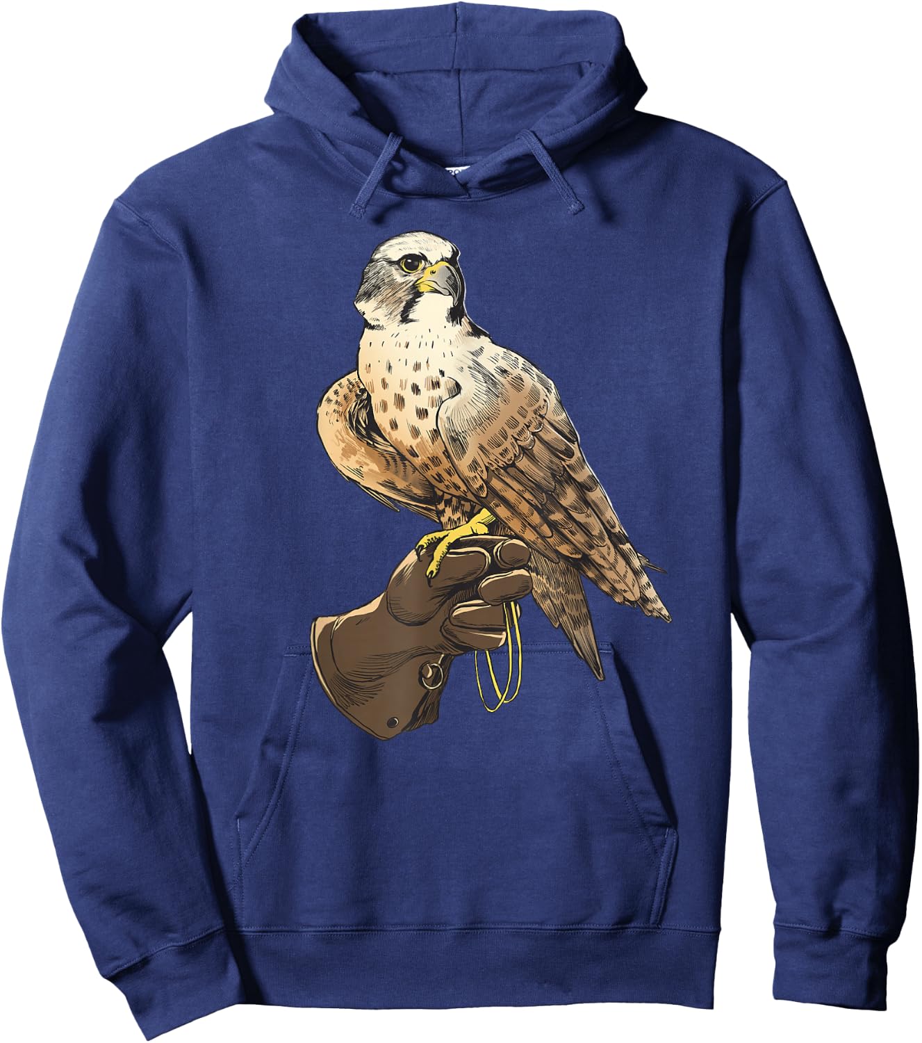 Funny Falcon with Falcon Graphic Women Children , black Hoodie - Hoodie | Navy