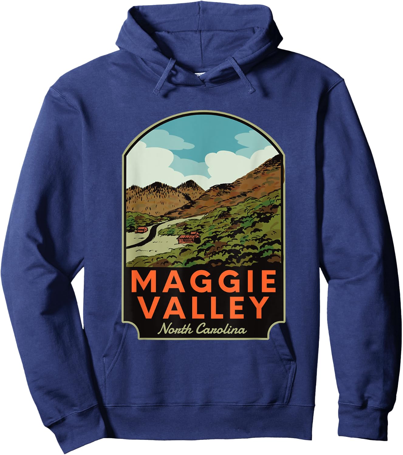 Maggie Valley North Carolina Hoodie - Hoodie | Navy