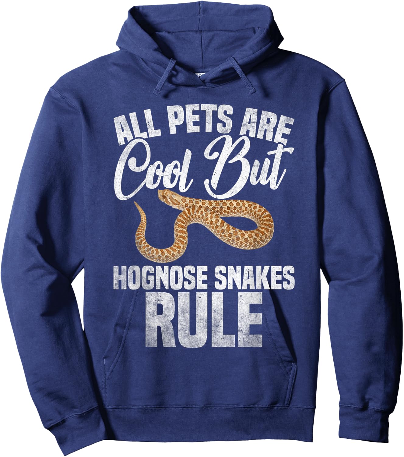 Hognose Snake Ring Hognose Snake Hide Hognose Snake Hoodie - Hoodie | Navy