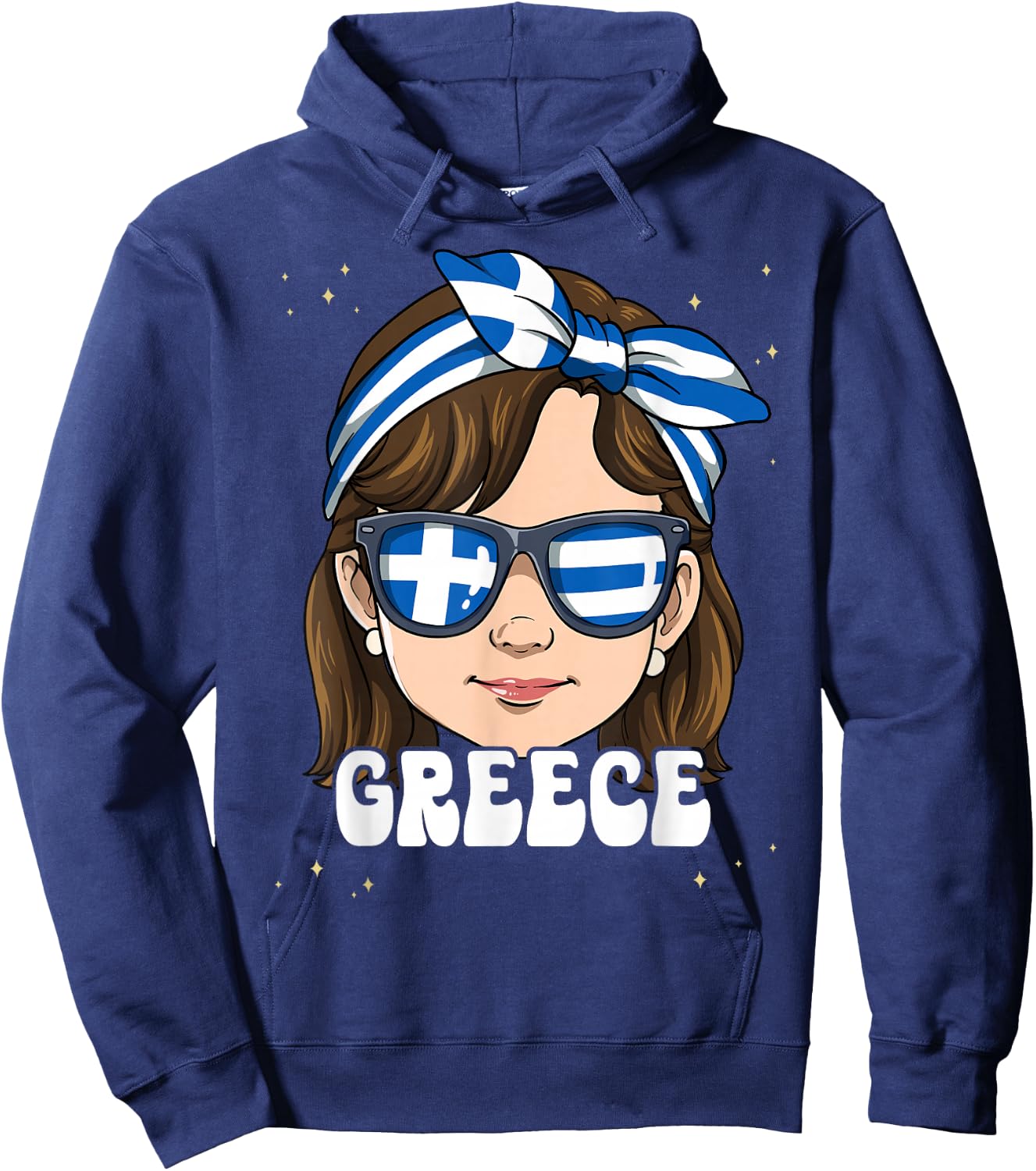 Greek Girl Griechenland Hoodie - Hoodie | Navy