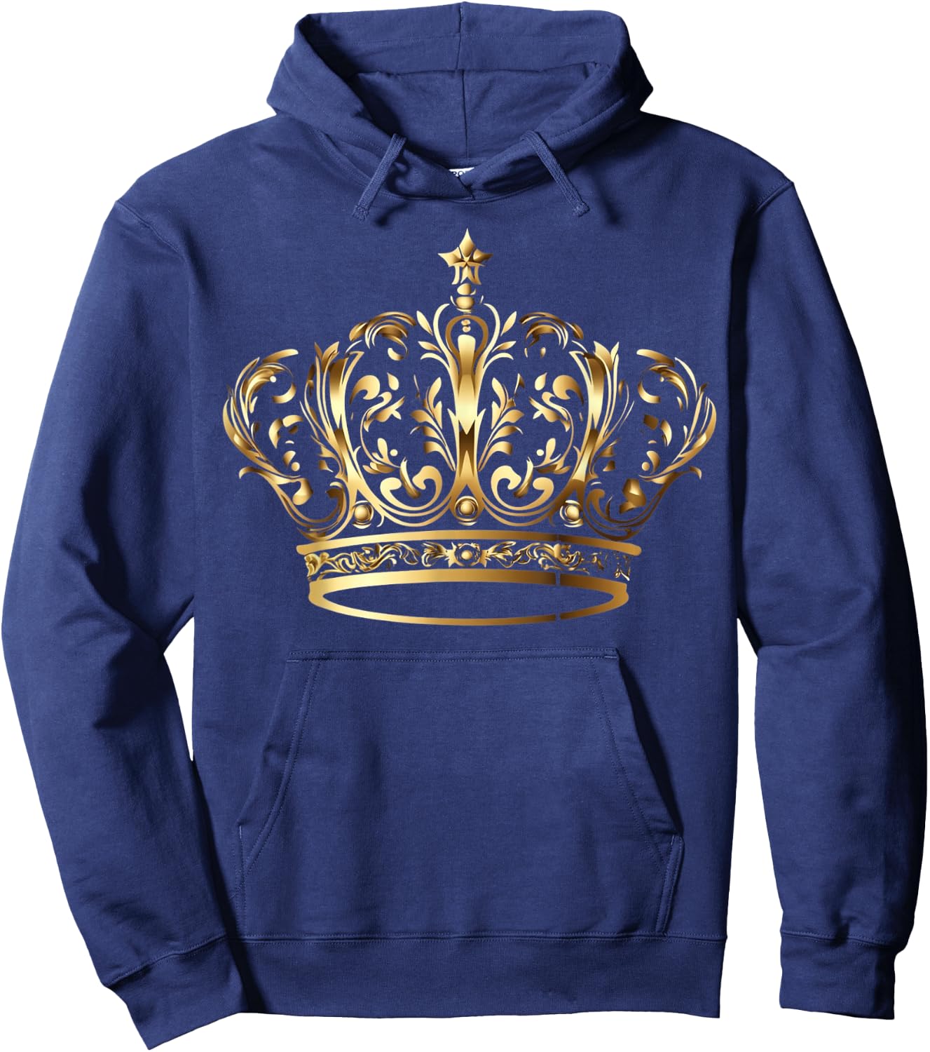 Prince Princess King Queen Crown Novelty Design Hoodie - Hoodie | Navy