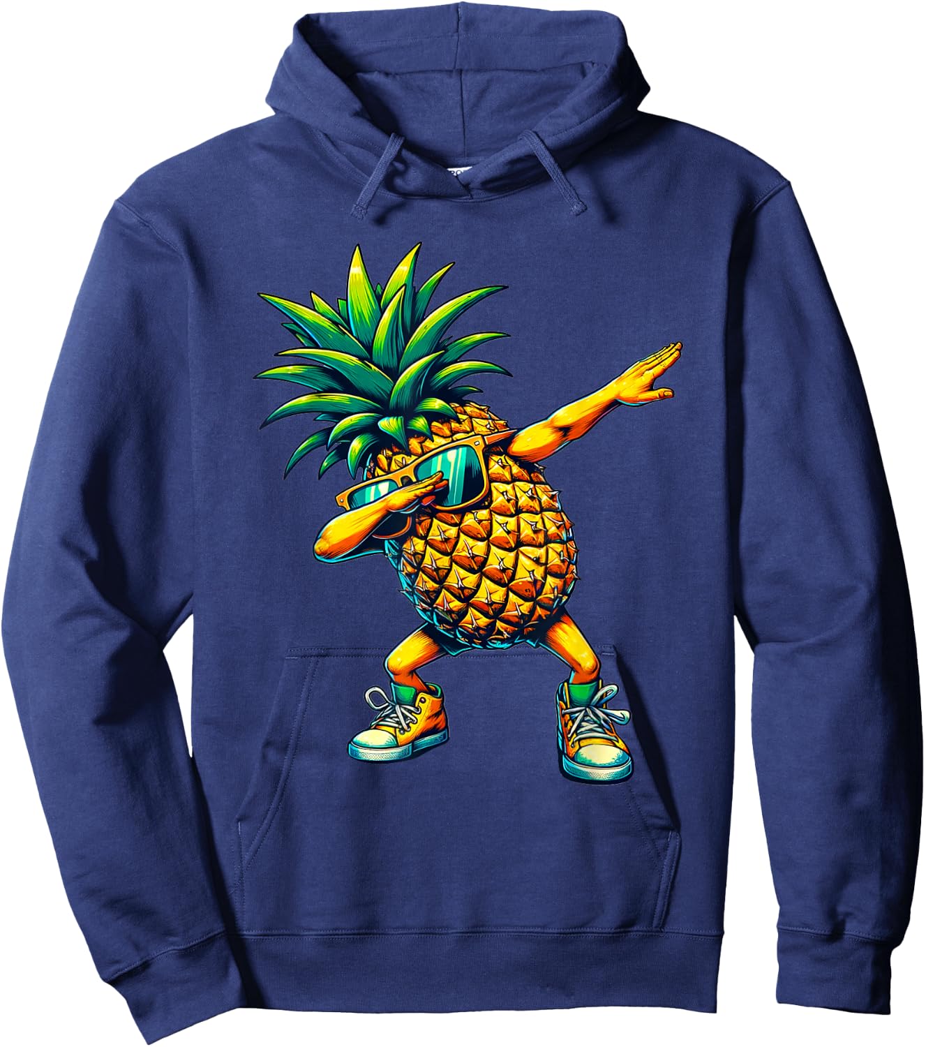 Tamponner l’ananas | Ananas drôle avec motif de fruits Hoodie - Hoodie | Navy