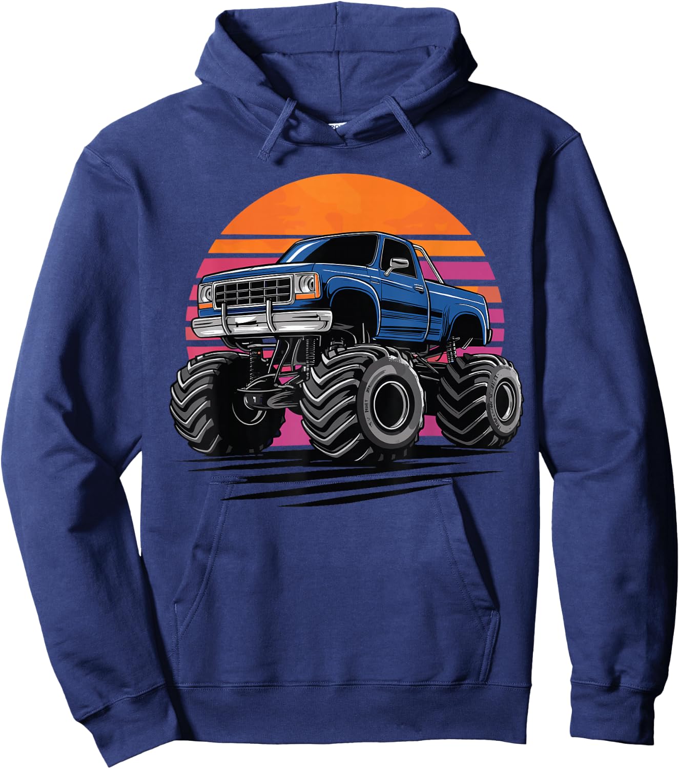 Monster Truck für Kleinkinder Jugend & Erwachsene Hoodie - Hoodie | Navy