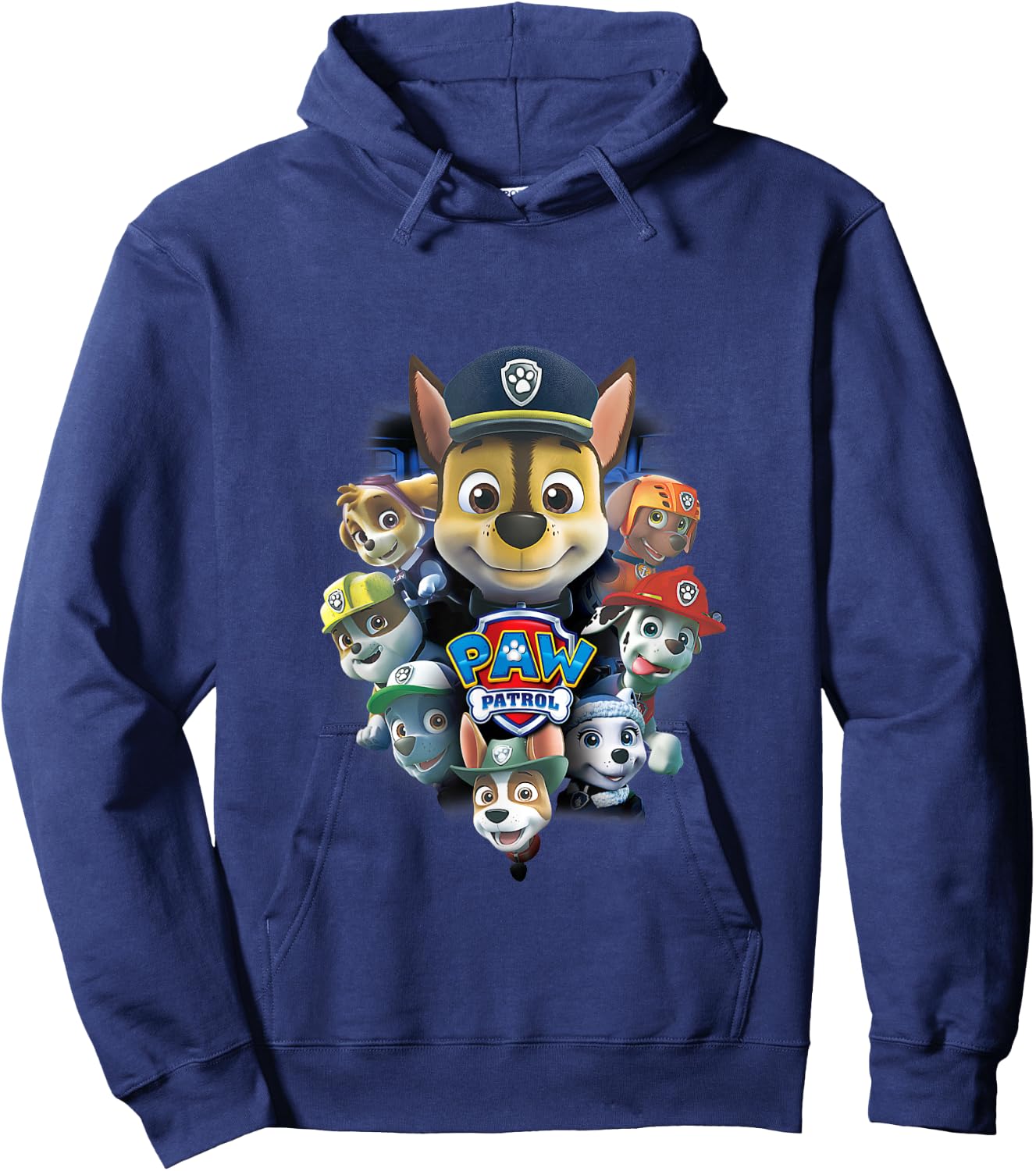 Paw Patrol Chase, Marshall und Rubble Hoodie - Hoodie | Navy