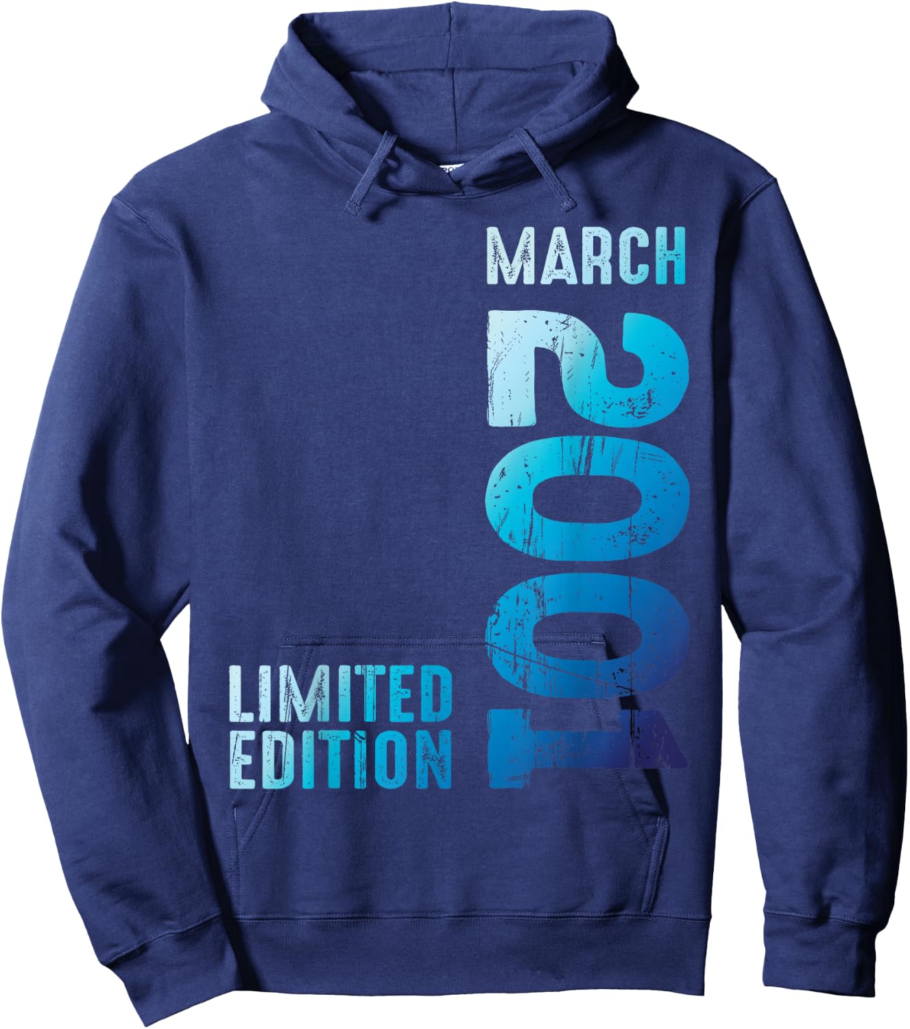 Seit März 2001 Jahr 2001 Retro 2001 Vintage 2001 Edition Hoodie - Hoodie | Navy